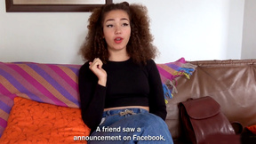 Latin teen amateur does assfucking on her very first movie casting