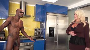 Alura Jenson and Alisha Adams have interracial threesome sex