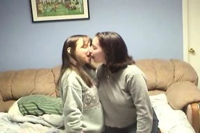 my mature wife and big natural boobs - amateur lesbians