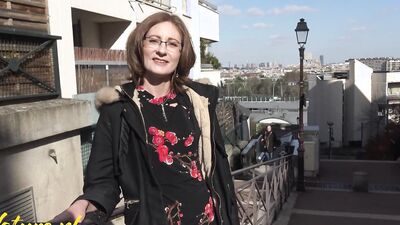 Skinny French School Teacher Gets Anal Pounded By a Big Hard Cock