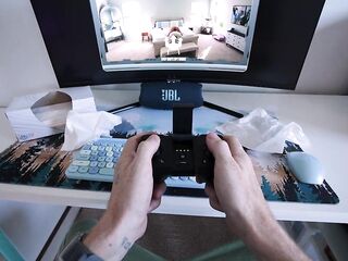 "WTF Step Bro! YOU're Watching Me Masturbate With A Spy Drone"