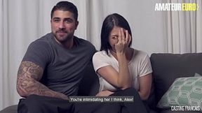 AMATEUR EURO - Big Ass Asian Teenager Fucks For The First Time On Cam With A Hot Jock