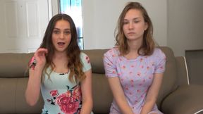 A thrilling game of Strip Spades with Aften and Kevin