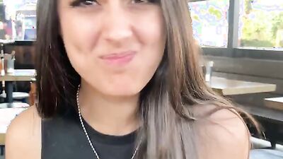 POV busty brunette Eliza Ibarra will provide the well-hung dude with sexual pleasure