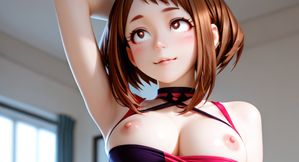 Ochako Uraraka Dance &amp; Visual Showcase  AI Anime Fantasy