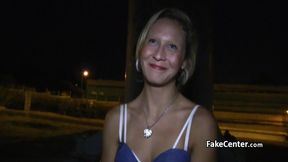 Blonde mommy got some money to scene her body to fake casting agent