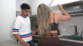 Stepmom takes the wrong pill and ends up giving her a sexual enhancer &quot;let me help you get it off&quot;