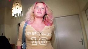 Good looking German chick adores riding a loaded pecker