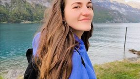 Cute stepsister gets creamed hard after family vacation!