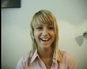 He loses a bet and the blonde Sandra my second cousin is