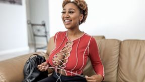 Busty Kenyan Teen Turns The Heat Up At Modeling Casting &amp; Gets The Gig!